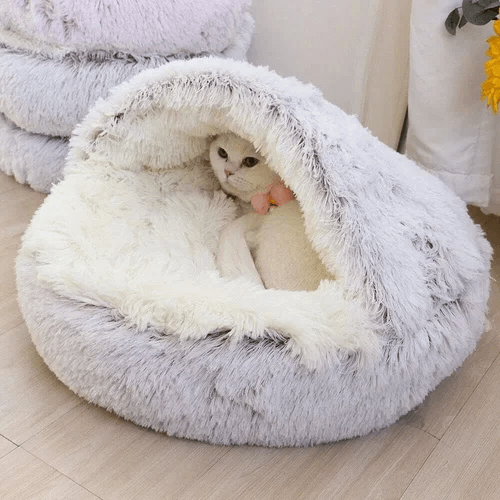 Furry-Hug Nest - Pet Bed