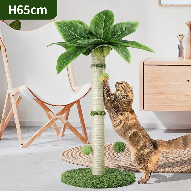 Interactive Cat Scratch Post