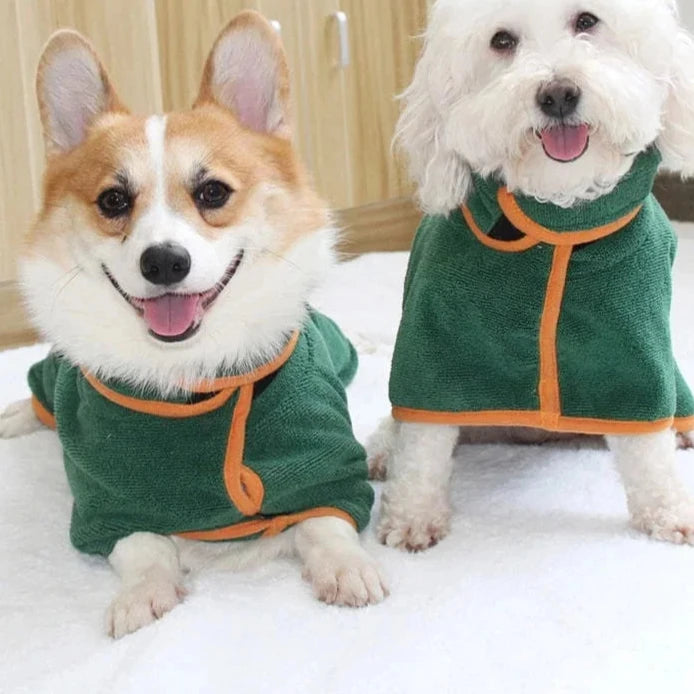 Super Absorbent Dog Bathrobe